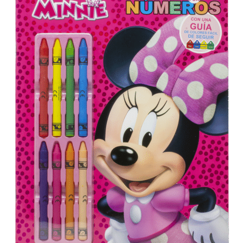 MINNIE. COLOREA POR NÚMEROS