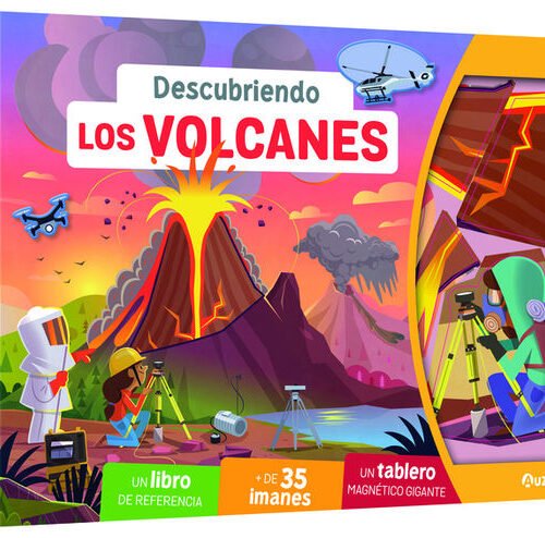 DESCUBRIENDO LOS VOLCANES. TABLERO MAGNÈTICO