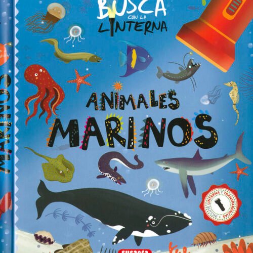 BUSCA CON LA LINTERNA ANIMALES MARINOS