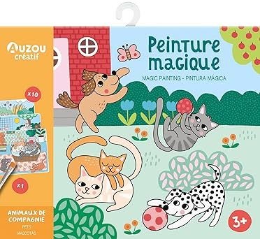PINTURA MAGICA DE ANIMALES DE COMPAÑIA. ESTUCHE DE