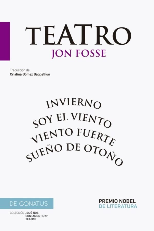 978841018209 TEATRO DE JON FOSSE