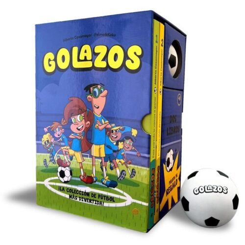 978841989894 ESTUCHE GOLAZOS: 2 LIBROS + PELOTA *