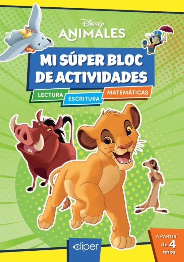 978841948774 DISNEY ANIMALES. SUPER BLOC ACTIVIDADES